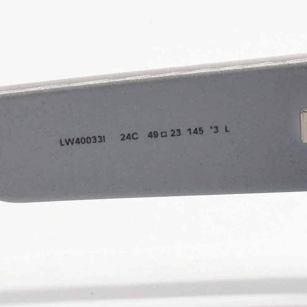 NEW LOEWE SUNGLASSES LW40033I 24C SILVER UNISEX EYEWEAR
